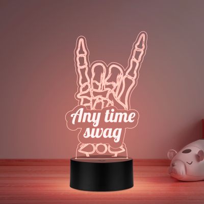 Any time Swag Night lamp for Home Decor